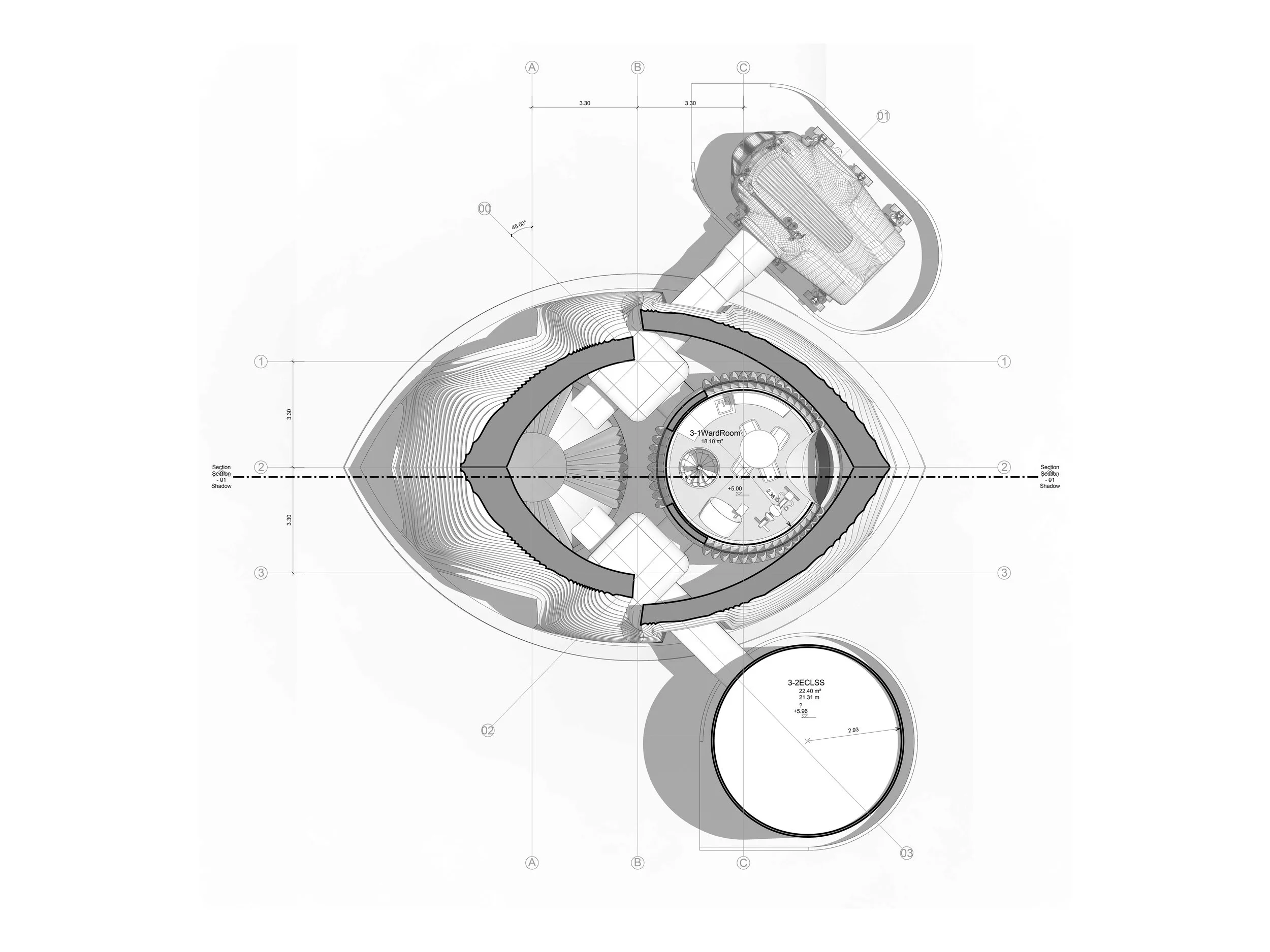 Mars X-House V1 — Space Exploration Architecture